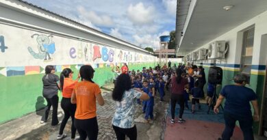 Prefeitura promove ‘Dia D do Desafio Saudável’ no Cmei Padre Cláudio Dalbon e incentiva bons hábitos alimentares e exercícios físicos