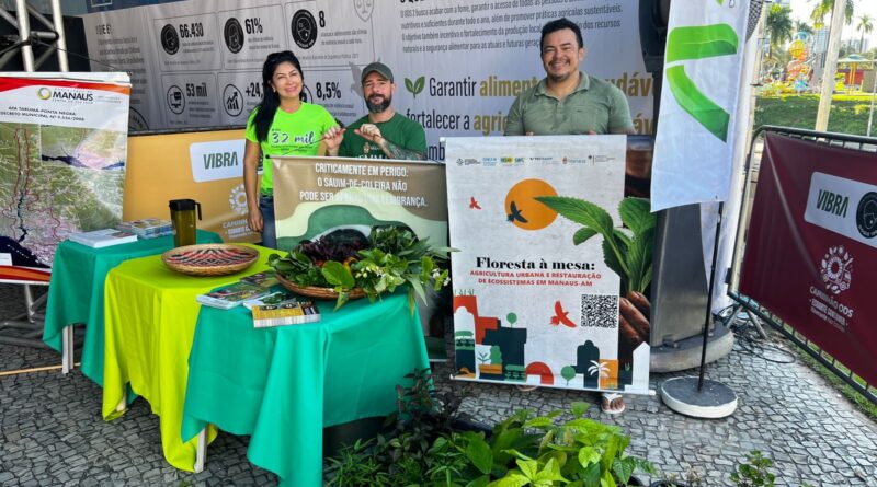Prefeitura de Manaus participa do projeto ‘Caminhão ODS’ com doação de mudas e educação ambiental 