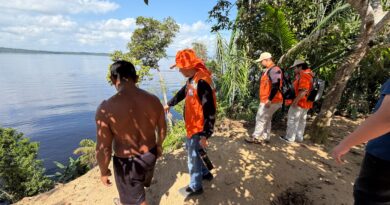 Defesa Civil de Manaus realiza vistoria técnica em comunidades indígenas da RDS do Tupé para avaliação de áreas de risco