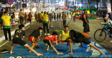 Faixa liberada itinerante da prefeitura chega ao Jorge Teixeira e reúne centenas de famílias em mais uma noite de esporte, lazer e convivência