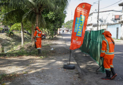 Prefeitura de Manaus intensifica ações de conservação e manutenção nas margens do igarapé do Passarinho
