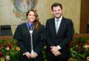 Prefeito Renato Junior prestigia posse de Laura Maria Santiago Lucas como membro titular do TRE-AM