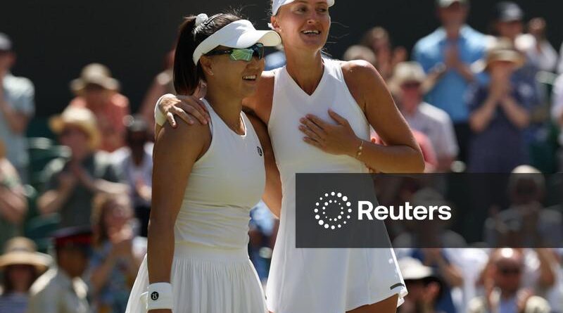 Mladenovic e Guo são campeãs em Wimbledon derrotando dupla com brasileira Luisa Stefani