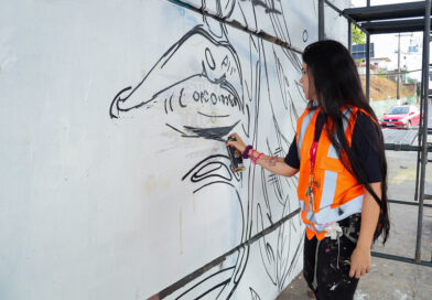 Prefeitura coloca mulheres no protagonismo da arte urbana e transforma viadutos da capital com projeto ‘Manaus em Cores: Arte que Protege’