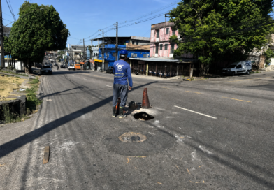 Ageman emite quatro notificações à Águas de Manaus por vazamentos e problemas na recomposição asfáltica