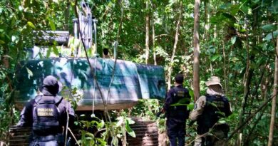 PF realiza operação de desintrusão e combate a garimpo em terra indígena no Pará