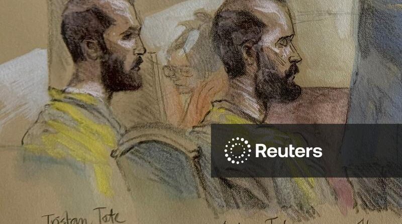 Irmãos Tate permanecerão presos nos EUA enquanto aguardam decisão de juíza