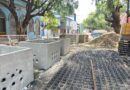 Obra da ‘Rua Gastronômica’ da Prefeitura de Manaus avança com infraestrutura subterrânea e preparação para novas calçadas