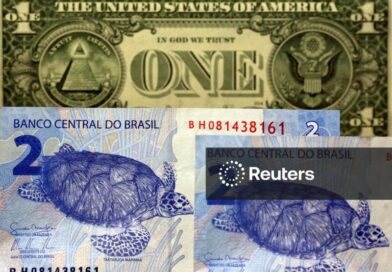 Dólar à vista fecha em baixa de 0,08%, a R$5,1040 na venda