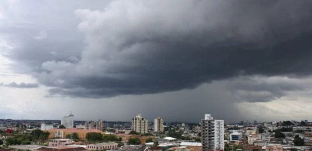 Amazonas tem previsão de chuva forte nesta quarta-feira