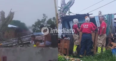 VEJAS AS IMAGENS: homem morre após sofrer descarga elétrica enquanto realizava serviço em telhado