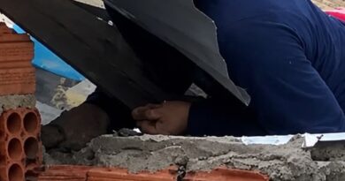 Trabalhador morre após sofrer descarga elétrica em telhado no bairro Santa Etelvina