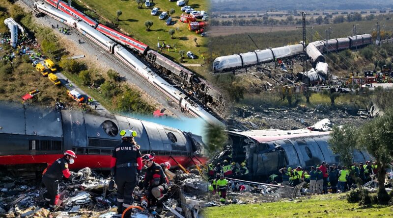 Acidente entre trens de alta velocidade provoca mortes e destruição na Espanha