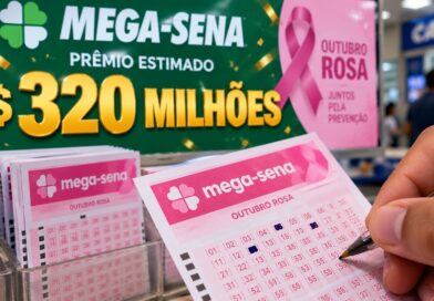 Mega-Sena atinge prêmio recorde de R$ 320 milhões; veja até quando apostar