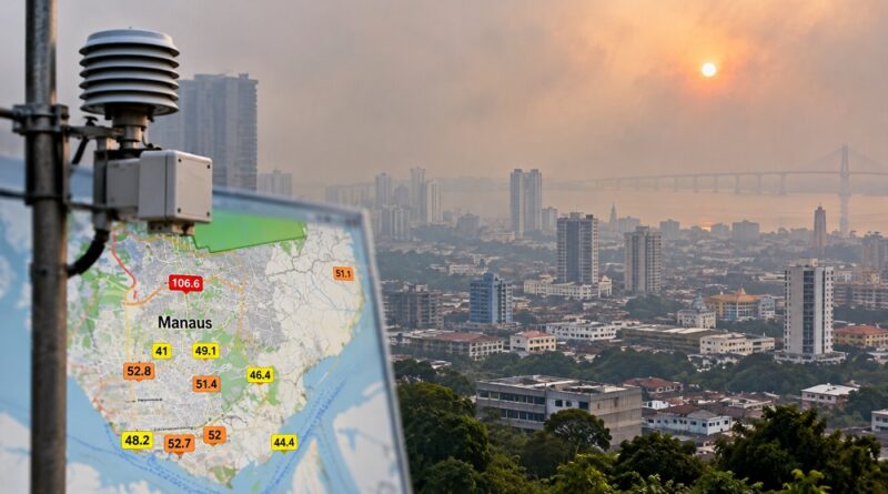 Manaus enfrenta piora na qualidade do ar e pode ter temporais nos próximos dias