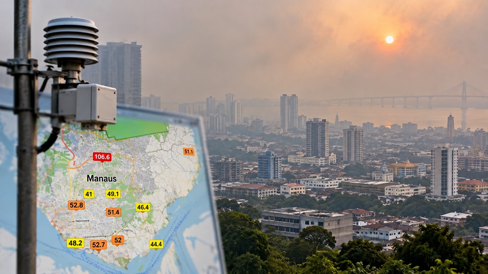 Manaus enfrenta piora na qualidade do ar e pode ter temporais nos próximos dias
