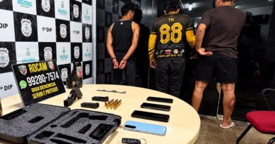 Suspeitos de furtar pistola com ‘chapolim’ são detidos e negam crime em Manaus Suspeitos de furtar pistola com ‘chapolim’ são detidos e negam crime em Manaus